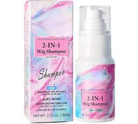Wig Shampoo and Conditioner 2-in-1, Gentle Formula for Synthetic & Human Hair Wigs, Cleansing, Conditioning & Tangle-Free Maintenance Helper