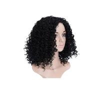 Wig Short Afro Curly Wig For Black Women, Full Synthetic Shoulder Length Heat Resistant Wigs For Daily Use Wig Women