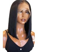 Wig Short Straight 12 14 16 Inch Lace Front Wig 13X6 Transparent Lace Frontal Wigs 250 Density 13x4 Wig Wigs(180%,13X4 LACE WIG_10INCHES)