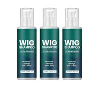 Wig Specific Shampoo, Gently Repairs Softens And Shines Brightly, Conditions & Prevents Tangles for Easy Wig Maintenance, Prolong Wig life, Gentle Formula for Synthetic & Human Hair Wigs (3)