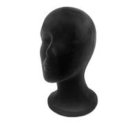 Wig Stand, Black Velvet Mannequin Head Foam Display Foam Mannequin Manikin Head Model Professional Cosmetology Manikin Heads Wig Hair Glasses Hat Display Stand For Masks Hats Decoration Wigs Heads