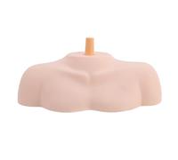 Wig Stand Shoulder Model Stable Support Simulation Skin Design Convenient Hairdressing Training Universal Style PVC Skin Color