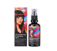 Wig Straightening & Smoothing Leave-In Spray, Lightweight Non-Greasy Anti-Frizz Conditioner Spray for Human & Synthetic Wigs Hair Extensions (1pcs)