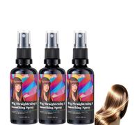 Wig Straightening & Smoothing Spray,Quick Styling Solution Wigs Care Spray,Wig Care Solution Conditioner Sprays for Women Men,Repair Dry Hair,Smooths & Refreshes,Non-Greasy Formula (3 Pcs)