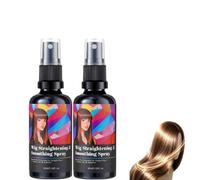 Wig Straightening & Smoothing Spray,Quick Styling Solution Wigs Care Spray,Wig Care Solution Conditioner Sprays for Women Men,Repair Dry Hair,Smooths & Refreshes,Non-Greasy Formula (2 Pcs)