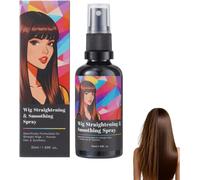 Wig Straightening & Smoothing Spray, Wig Care Solution Leave-In Conditioner Spray, Lightweight Hydrating Formula, Non-Greasy Shine Finish, Repair Dry and Frizzy Hair, for Women & Men (1Pcs)