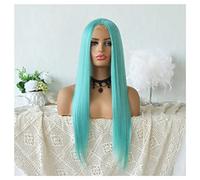 Wig Synthetic Lace Wigs Long Silk Straight Light Wig With Middle Part High Temperature Fiber For Women Party Show Daily Wigs