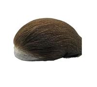 Wig Toupee for Men Thin Skin PU Human Hair Prosthesis and Units Replacement System #4 for Daily Party Use