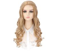 Wig Wig Head Cover Fashion Cos Universal Large Wavy Long Curly Hair European And American Style Ladies Full Hair Cover Daily Wigs(C)