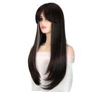 Wig Wigs Women's Full Wigs Middle-parted Bangs Long Straight Wigs Fashionable Synthetic Wigs Daily Wigs