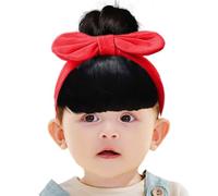 Wig With Bangs For Children | Fringe Wigs With Bow For Early Childhood - Breathable And Comfortable Hair Accessory For Parties Shows And Parent-Child Look