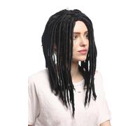 Wig Women Men Carnival Dreadlocks Rasta Reggae Rastafari Black