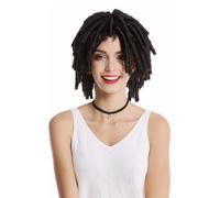 Wig Women Men Spiral Curls Afro Caribbean Rasta Dreads Brown