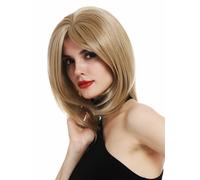 Wig Women Short Shoulder-Length Straight Long Bob Blonde Medium Blonde