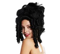 Wig Women Theater Cosplay Baroque Marie Antoinette Countess Noblewoman Black