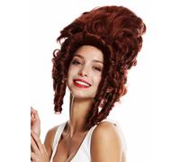 Wig Women Theater Cosplay Baroque Marie Antoinette Countess Noblewoman Red