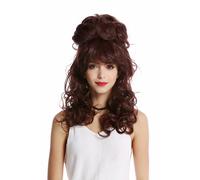 Wig Women's Baroque 60s Beehive Updo Curly Auburn