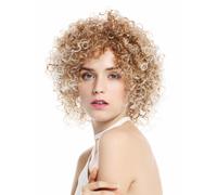 Wig Women's Short Voluminous Curly Curly Blonde Mix VK-11