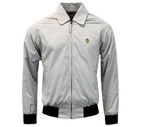 Wigan Casino Mens Classic Retro Bomber Jacket WC 2050 - Silver