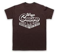 Wigan Casino Northern Soul Mens T-Shirt, Brown, Medium