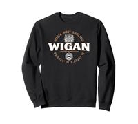 Wigan North West England Coordinates Label 2C Sweatshirt