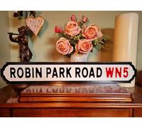 Wigan Robin Park Road Football Ground Indoor Street Sign Athletic