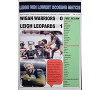 Wigan Warriors 0 Leigh Leopards 1-2025 Premier League - souvenir print