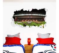 Wigan Warriors Rugby Club Night Time Stadium Smashed Wall Sticker Vinyl Poster Print Mural Art (60cm)