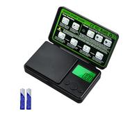 Wigearss 0.01g/500g Pocket Scales, Digital Mini Pocket Scale with LCD Display for Weighing Powders, Jewelry, Medicine, food, High Precision Small Scales 0.01g Accuracy with Battery 500G MAX