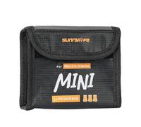 Wigento Battery Safety Bag for DJI Mini 5/4/3 Series Drone Accessories Black