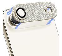 Wigento Camera Protective Glass for Apple iPhone 17 Air Metal with Diamond Look Gold