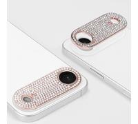 Wigento Camera Protective Glass for Apple iPhone 17 Air Metal with Diamond Look Pink
