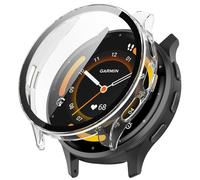 Wigento Case Cover for Garmin Venu 3 Shockproof High-Quality Design with Protective Glass Transparent