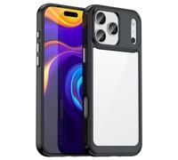 Wigento Colourful TPU / Acrylic Hybrid Protective Case for Apple iPhone 17 Pro Max Black