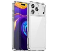 Wigento Colourful TPU / Acrylic Hybrid Protective Case for Apple iPhone 17 Pro Max Transparent
