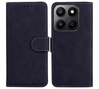 Wigento Faux Leather Case for Honor 400 Smart Skin Feel Wallet & Stand Function Black