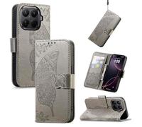 Wigento Faux Leather Case for Xiaomi 15T Pro, Card Slot & Stand Function, Butterfly Design