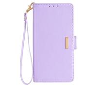 Wigento Faux Leather Case for Xiaomi Redmi 15C 5G / 4G with Card Slots and Chain Purple