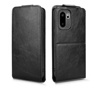 Wigento Flip Case for OnePlus 15R / Ace 6 Magnetic Vertical Faux Leather Protection Black