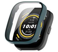 Wigento For Amazfit Bip 5 plastic smart watch case, high-quality design watch case cover with protective glass