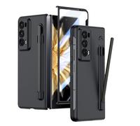 Wigento For Honor Magic V2 Integrated PC Skin Feel Case with Pen Holder and Pen
