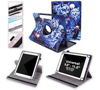 Wigento For Huawei MediaPad T3 10 360 Degree Rotation Universal Motif 16 Tablet Case Faux Leather Case