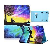 Wigento For Lenovo Tab P11 2nd Gen 11.5 Inch/Pad Plus 2023, Standable, Universal Motif, 4 Tablet Case, Faux Leather Case