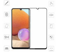 Wigento For Samsung Galaxy A15 1x 3D Display Full LCD H9 Hard Glass Black Film Armoured Protection Glass