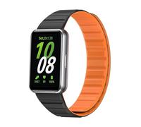 Wigento For Samsung Galaxy Fit 3 Design Magnetic Closure Silicone Replacement Arm Band