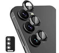 Wigento For Samsung Galaxy S24 Plus Aluminium Ring Camera + H9 Tempered Hard Glass Black