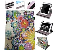 Wigento For Samsung Galaxy Tab A8 2021 X205 X200 360 Degree Rotation Universal Motif 21 Tablet Case Faux Leather Case