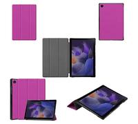 Wigento For Samsung Galaxy Tab A8 2021 X205 X200 3folt Wake Up Smart Stand Cover Purple Tablet Case