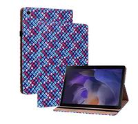 Wigento For Samsung Galaxy Tab A8 2021 X205 X200 Design Pattern Blue Faux Leather Case Cover Tablet Case