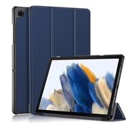 Wigento For Samsung Galaxy Tab A9 Plus 3folt Wake Up Smart Stand Cover Dark Blue Tablet Case